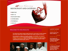 Tablet Screenshot of harriscatering.info